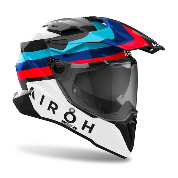 Airoh Helm | Commander 2 | Doom | weiß/schwarz-blau-rot