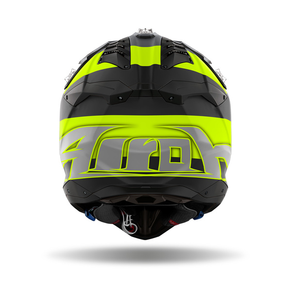 Airoh Helm | Aviator 3 | Monarch | matt-schwarz/grau-fluo-gelb