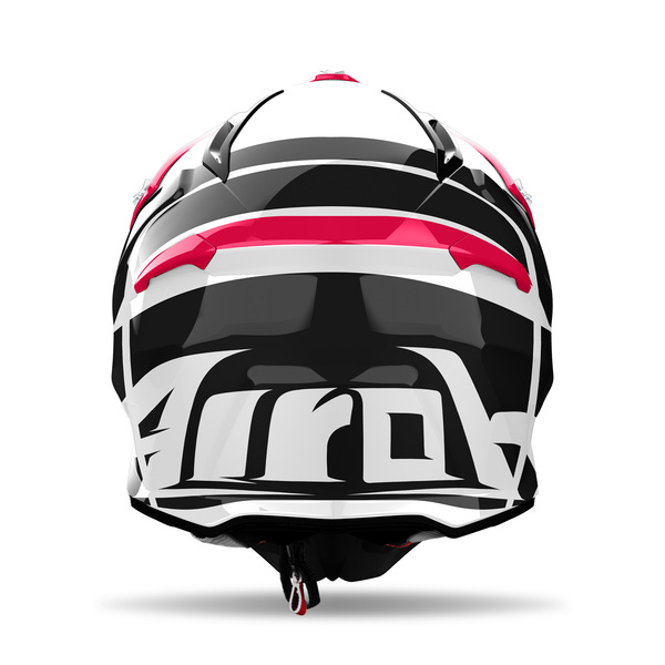 Airoh Helm | Aviator Ace 2 | Engine | weiß/schwarz-rot