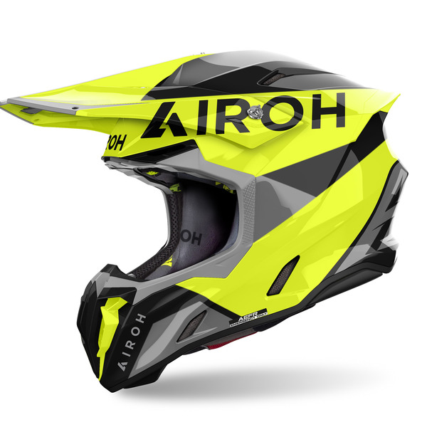 Airoh Helm | Twist 3 | King | fluo-gelb/schwarz-grau