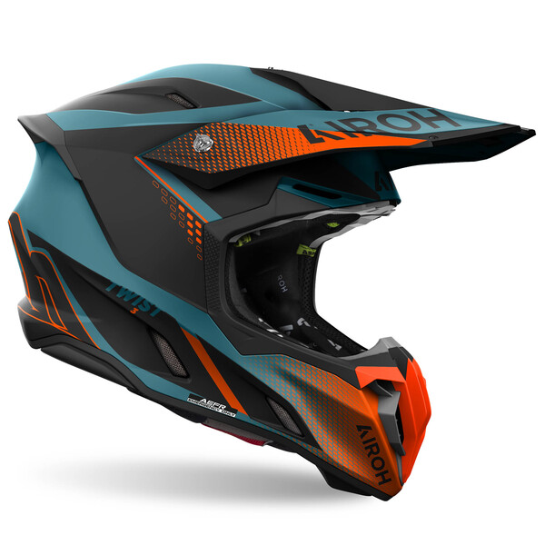 Airoh Helm | Twist 3 | Shard | matt-schwarz/blau-orange