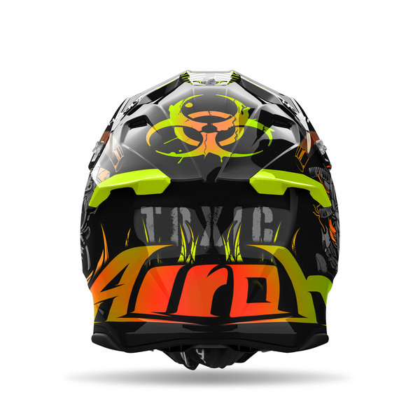 Airoh Helm | Twist 3 | Toxic | schwarz/orange-grün