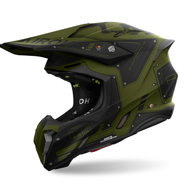 Airoh Helm | Twist 3 | Military | matt-military grün/schwarz