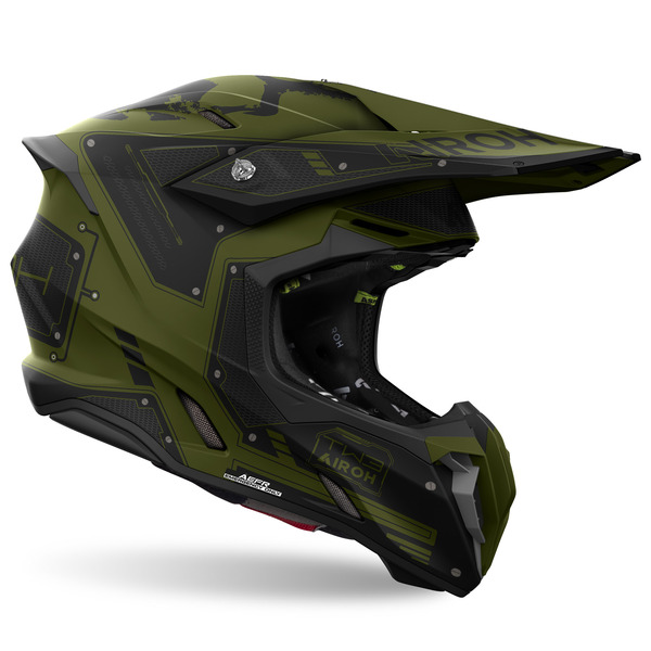 Airoh Helm | Twist 3 | Military | matt-military grün/schwarz