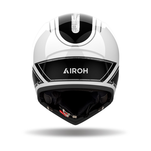 Airoh Helm | J 110 | Raster | weiß/schwarz