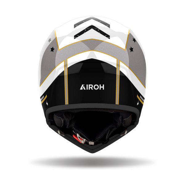 Airoh Helm | J 110 | Command | grau/weiß-gold