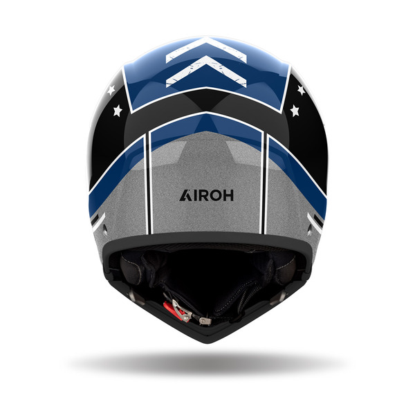 Airoh Helm | J 110 | Command | schwarz/blau-grau-weiß