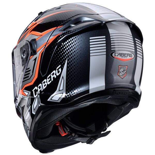 Caberg Helm Avalon X Gurkha schwarz/grau-fluo-orange