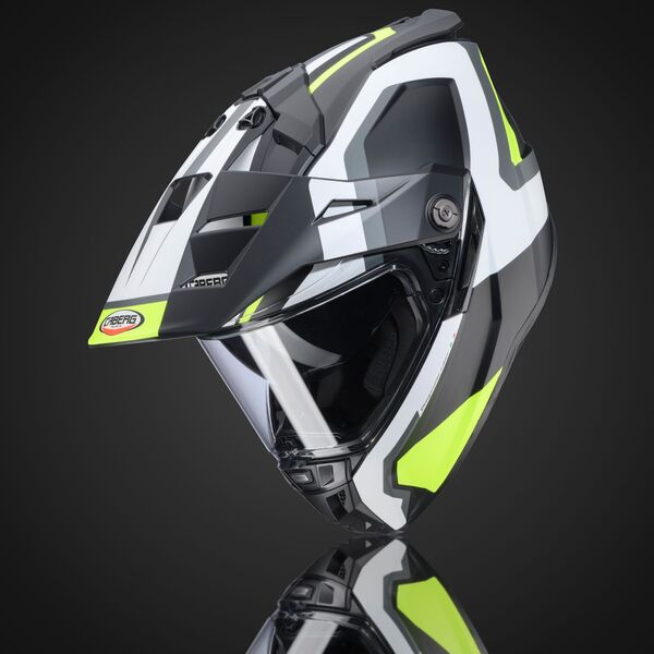 Caberg Helm | Tanami | Scram | matt-schwarz/grau-fluo-gelb